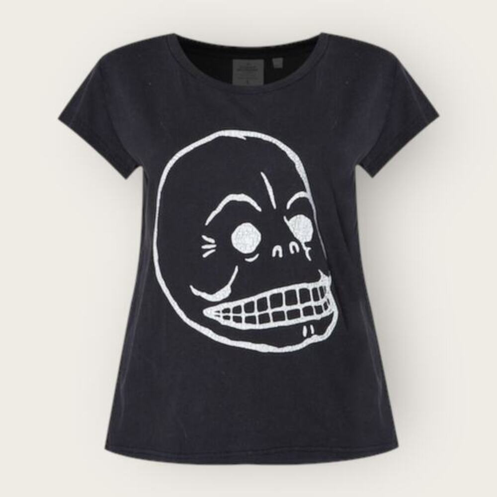 Cheap Monday Have Tee Cracked Skull Tee